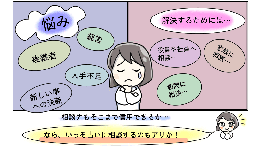 図解：一人で悩まず相談を