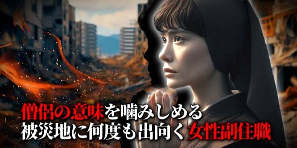 僧侶の意味を噛みしめる 被災地に何度も出向く女性副住職